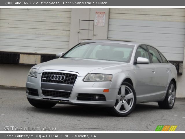 2008 Audi A6 3.2 quattro Sedan in Light Silver Metallic