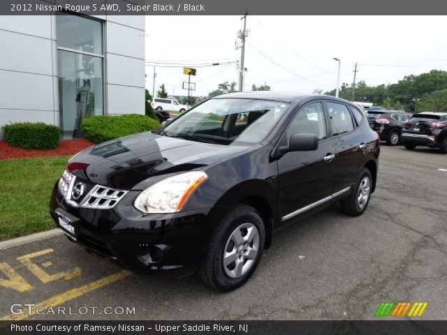 2012 Nissan Rogue S AWD in Super Black