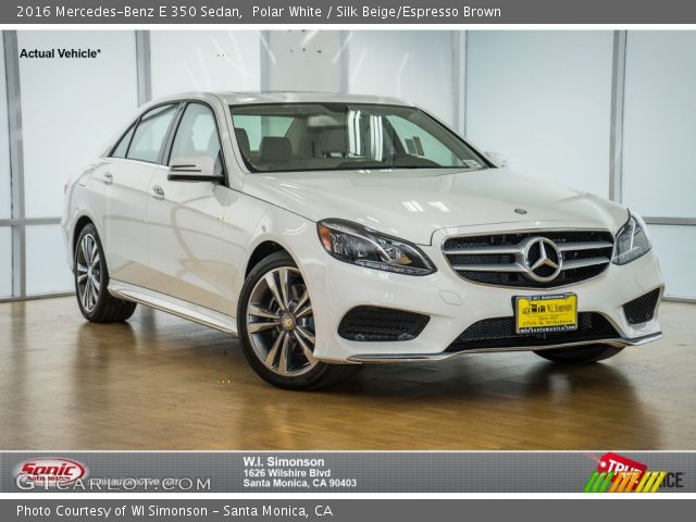 2016 Mercedes-Benz E 350 Sedan in Polar White