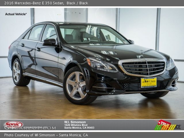 2016 Mercedes-Benz E 350 Sedan in Black