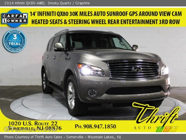 2014 Infiniti QX80 AWD in Smoky Quartz