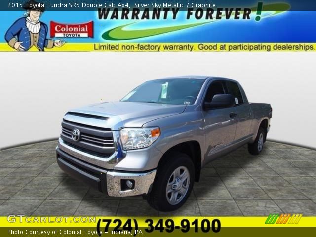 2015 Toyota Tundra SR5 Double Cab 4x4 in Silver Sky Metallic
