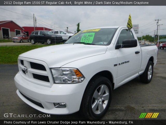 2012 Dodge Ram 1500 ST Regular Cab 4x4 in Bright White