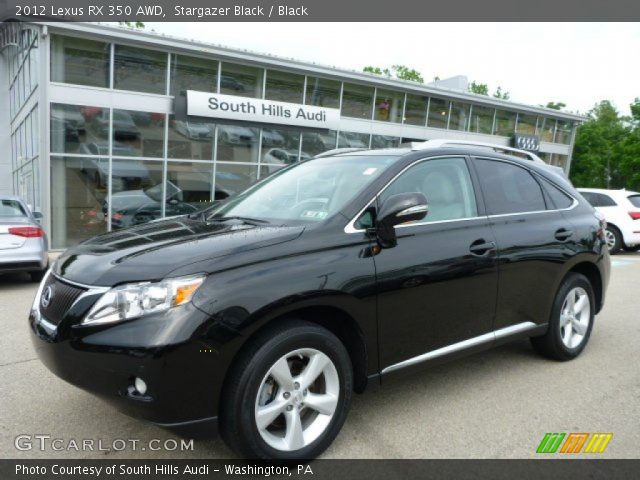 2012 Lexus RX 350 AWD in Stargazer Black