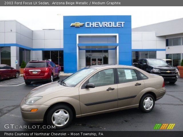 2003 Ford Focus LX Sedan in Arizona Beige Metallic