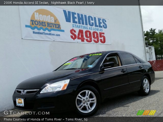 2006 Honda Accord SE Sedan in Nighthawk Black Pearl