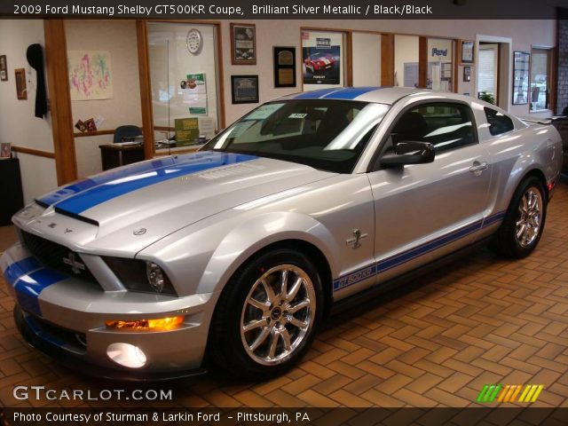 2009 Ford Mustang Shelby GT500KR Coupe in Brilliant Silver Metallic