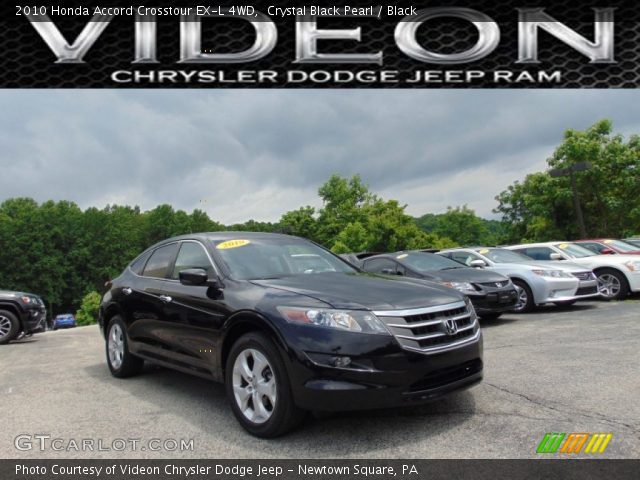 2010 Honda Accord Crosstour EX-L 4WD in Crystal Black Pearl