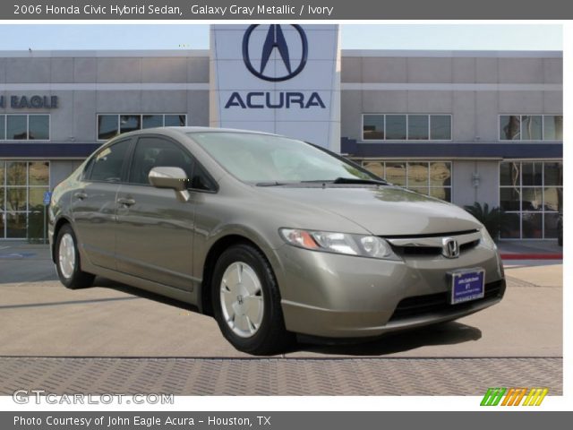 2006 Honda Civic Hybrid Sedan in Galaxy Gray Metallic