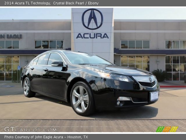 2014 Acura TL Technology in Crystal Black Pearl