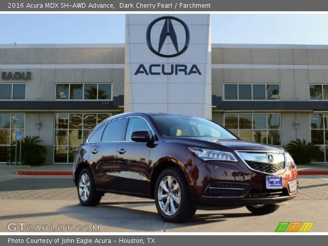 2016 Acura MDX SH-AWD Advance in Dark Cherry Pearl