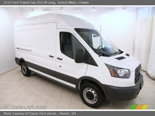 2015 Ford Transit Van 250 HR Long in Oxford White
