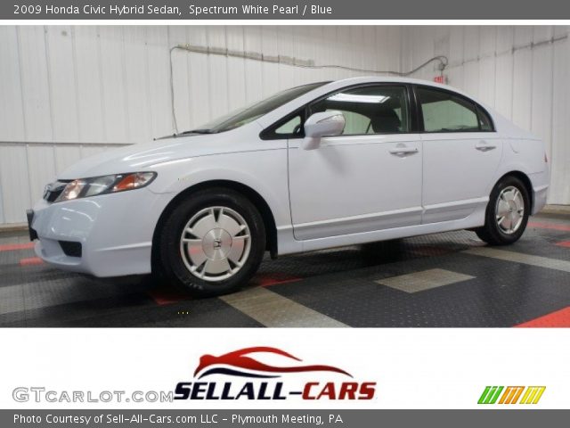 2009 Honda Civic Hybrid Sedan in Spectrum White Pearl