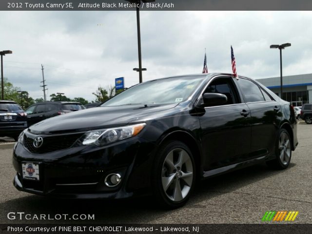 2012 Toyota Camry SE in Attitude Black Metallic