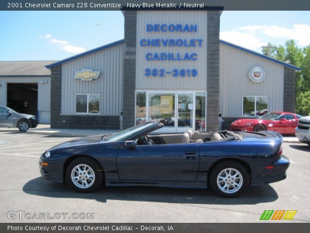 2001 Chevrolet Camaro Z28 Convertible in Navy Blue Metallic