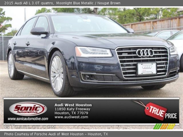 2015 Audi A8 L 3.0T quattro in Moonlight Blue Metallic