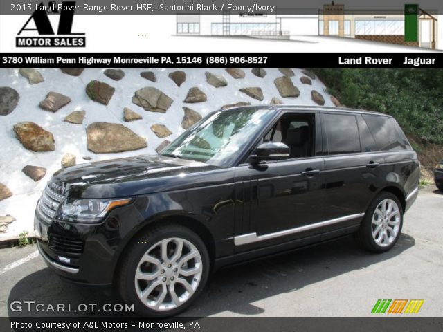 2015 Land Rover Range Rover HSE in Santorini Black
