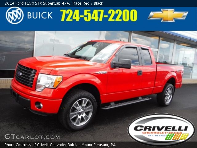 2014 Ford F150 STX SuperCab 4x4 in Race Red