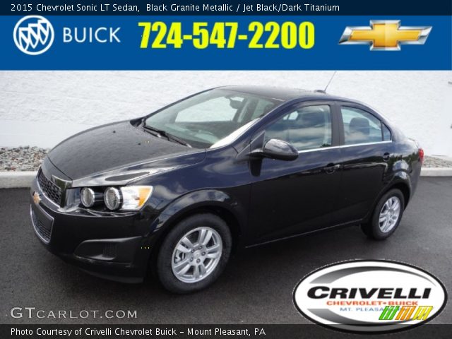 2015 Chevrolet Sonic LT Sedan in Black Granite Metallic