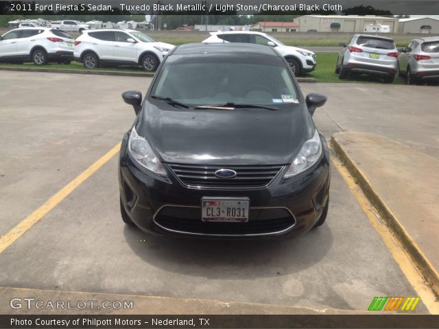 2011 Ford Fiesta S Sedan in Tuxedo Black Metallic