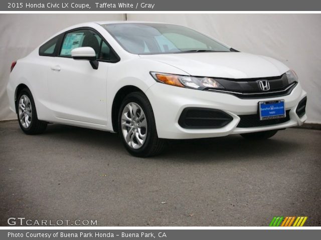 2015 Honda Civic LX Coupe in Taffeta White