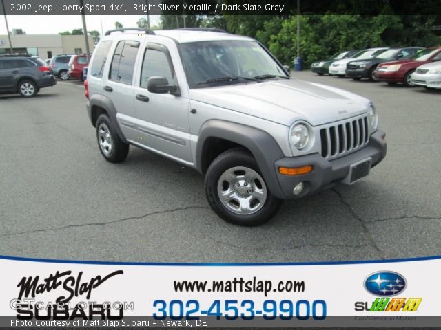 2002 Jeep Liberty Sport 4x4 in Bright Silver Metallic