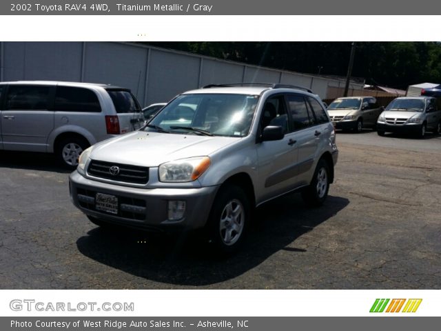 2002 Toyota RAV4 4WD in Titanium Metallic