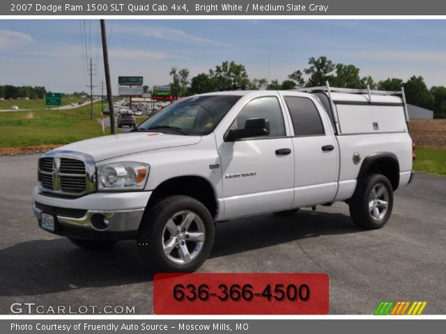 2007 Dodge Ram 1500 SLT Quad Cab 4x4 in Bright White