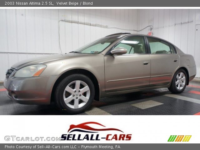 2003 Nissan Altima 2.5 SL in Velvet Beige