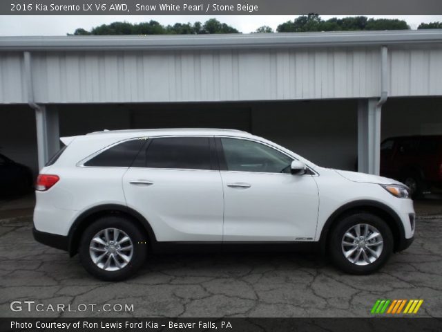 2016 Kia Sorento LX V6 AWD in Snow White Pearl