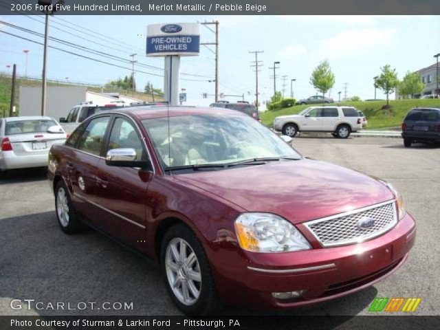 2006 Ford Five Hundred Limited in Merlot Metallic