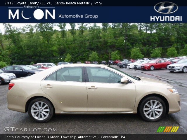 2012 Toyota Camry XLE V6 in Sandy Beach Metallic