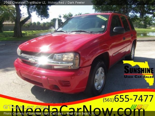2002 Chevrolet TrailBlazer LS in Victory Red
