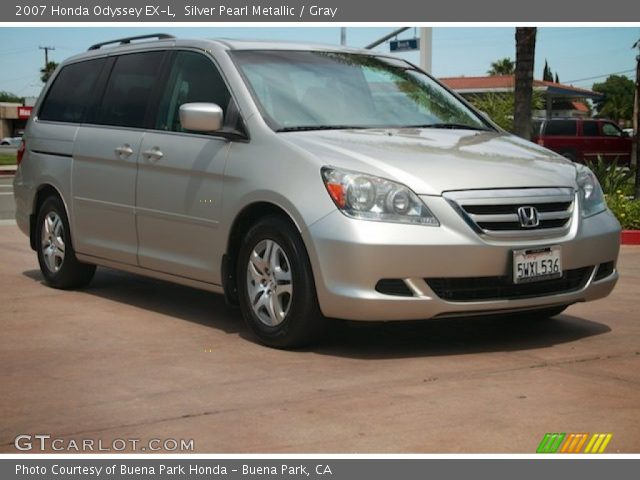 2007 Honda Odyssey EX-L in Silver Pearl Metallic