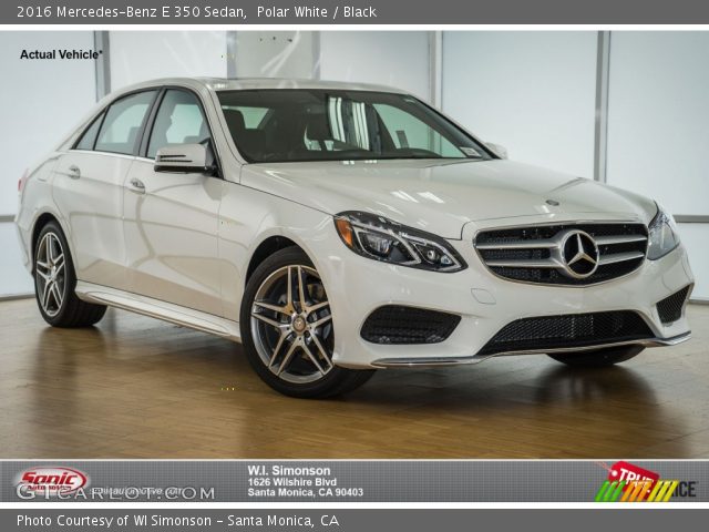 2016 Mercedes-Benz E 350 Sedan in Polar White