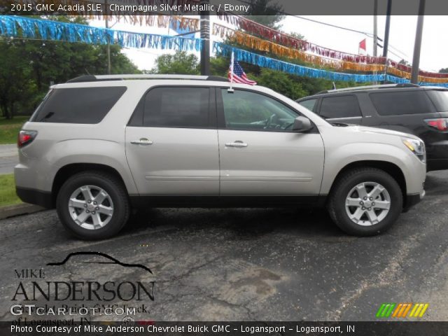 2015 GMC Acadia SLE in Champagne Silver Metallic