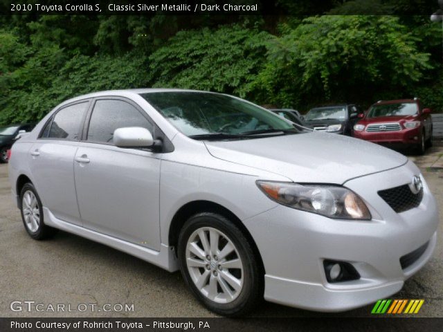 2010 Toyota Corolla S in Classic Silver Metallic