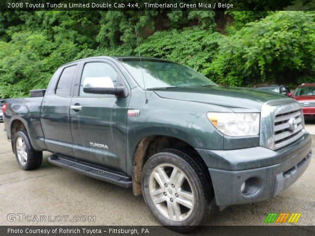 2008 Toyota Tundra Limited Double Cab 4x4 in Timberland Green Mica