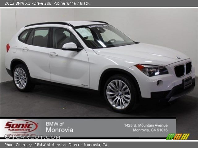 2013 BMW X1 xDrive 28i in Alpine White