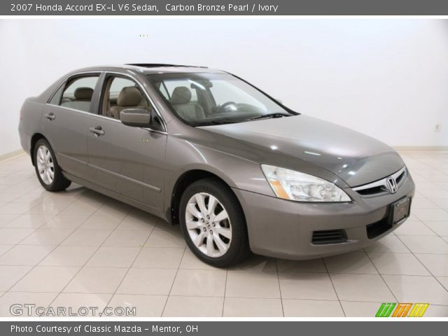 2007 Honda Accord EX-L V6 Sedan in Carbon Bronze Pearl