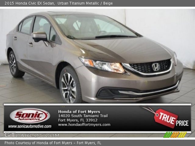 2015 Honda Civic EX Sedan in Urban Titanium Metallic