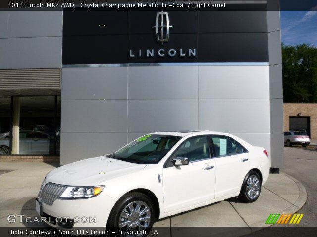 2012 Lincoln MKZ AWD in Crystal Champagne Metallic Tri-Coat