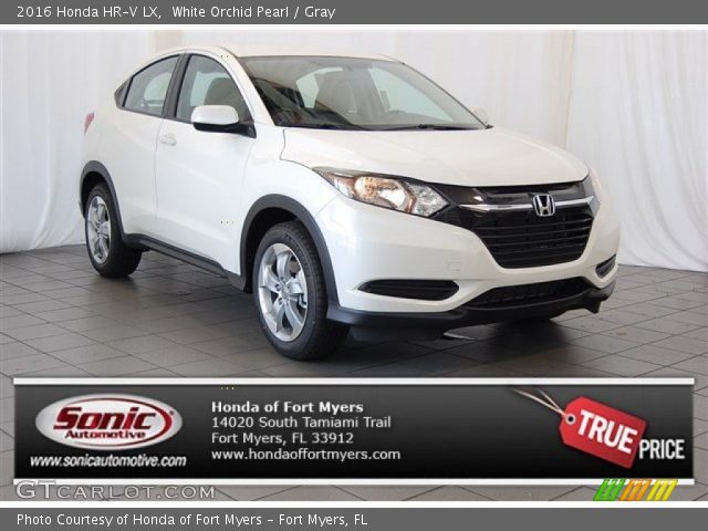 2016 Honda HR-V LX in White Orchid Pearl