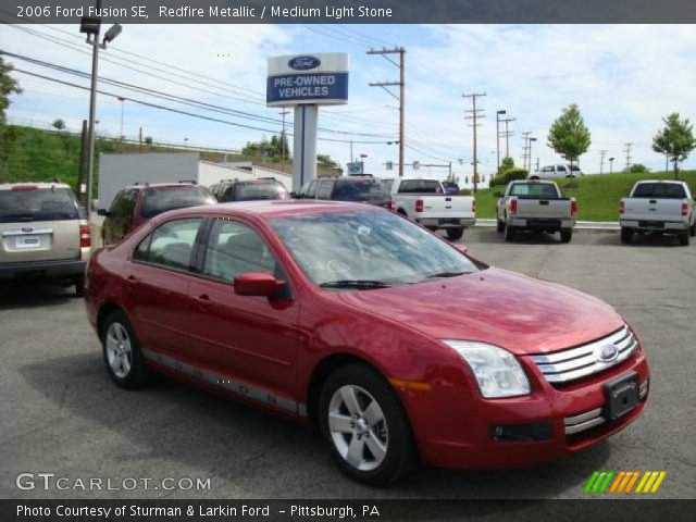 2006 Ford Fusion SE in Redfire Metallic