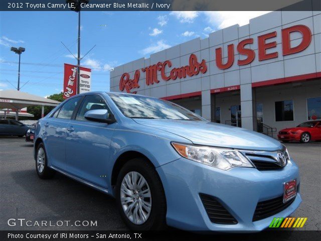 2012 Toyota Camry LE in Clearwater Blue Metallic