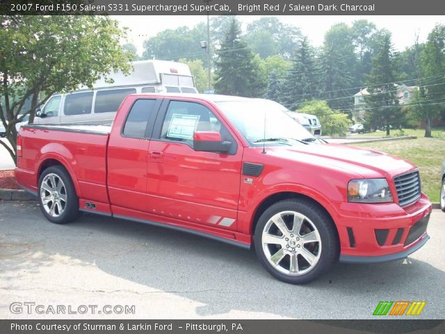 2007 Ford F150 Saleen S331 Supercharged SuperCab in Bright Red