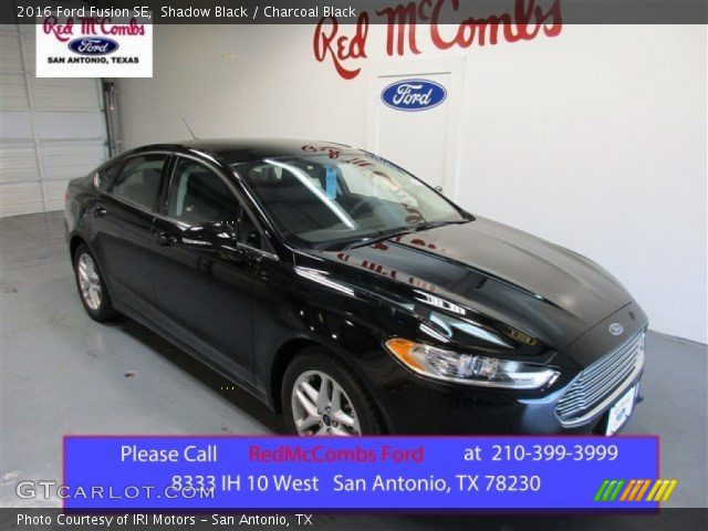 2016 Ford Fusion SE in Shadow Black