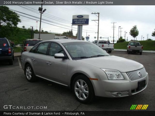 2008 Mercury Sable Premier Sedan in Silver Birch Metallic