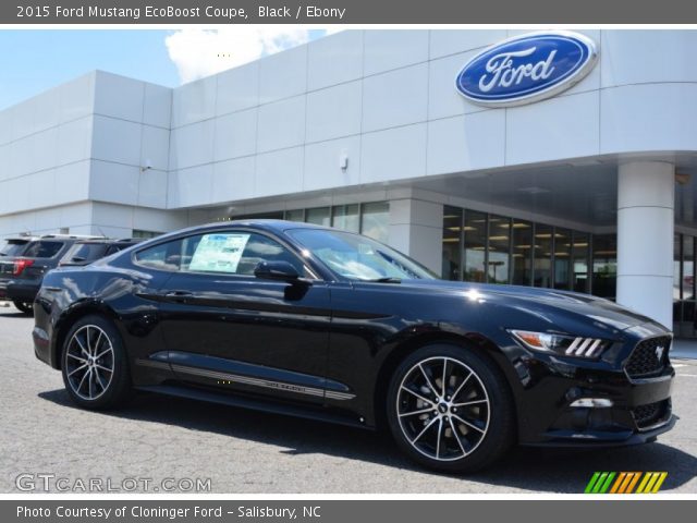 2015 Ford Mustang EcoBoost Coupe in Black