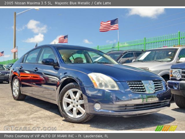 2005 Nissan Maxima 3.5 SL in Majestic Blue Metallic